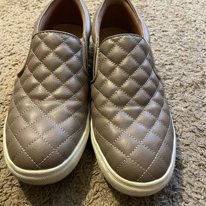 A New Day Gray Quilted Memory foam slip on sneakers- Target